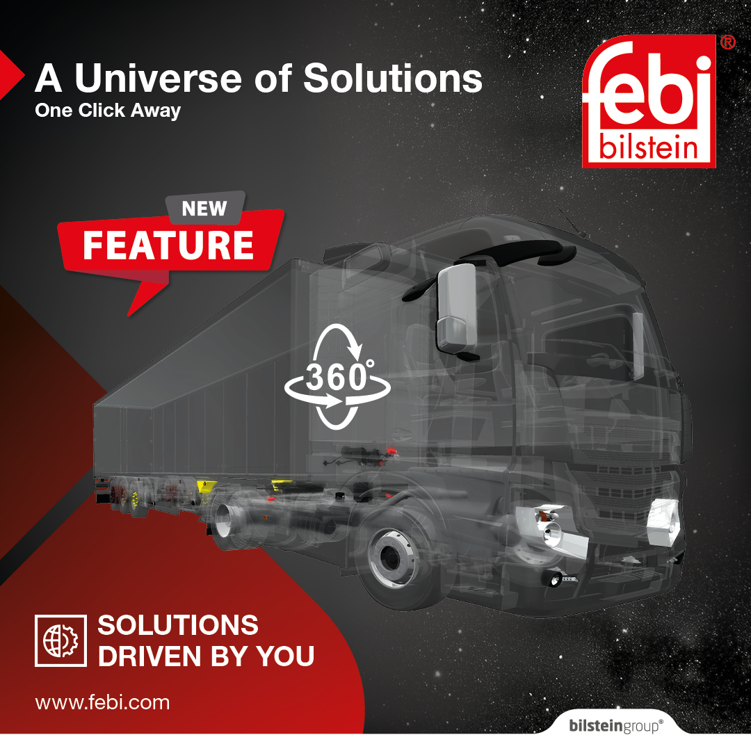 febi Truck uvádza na trh nové univerzálne diely a 3D nástroj na vyhľadávanie